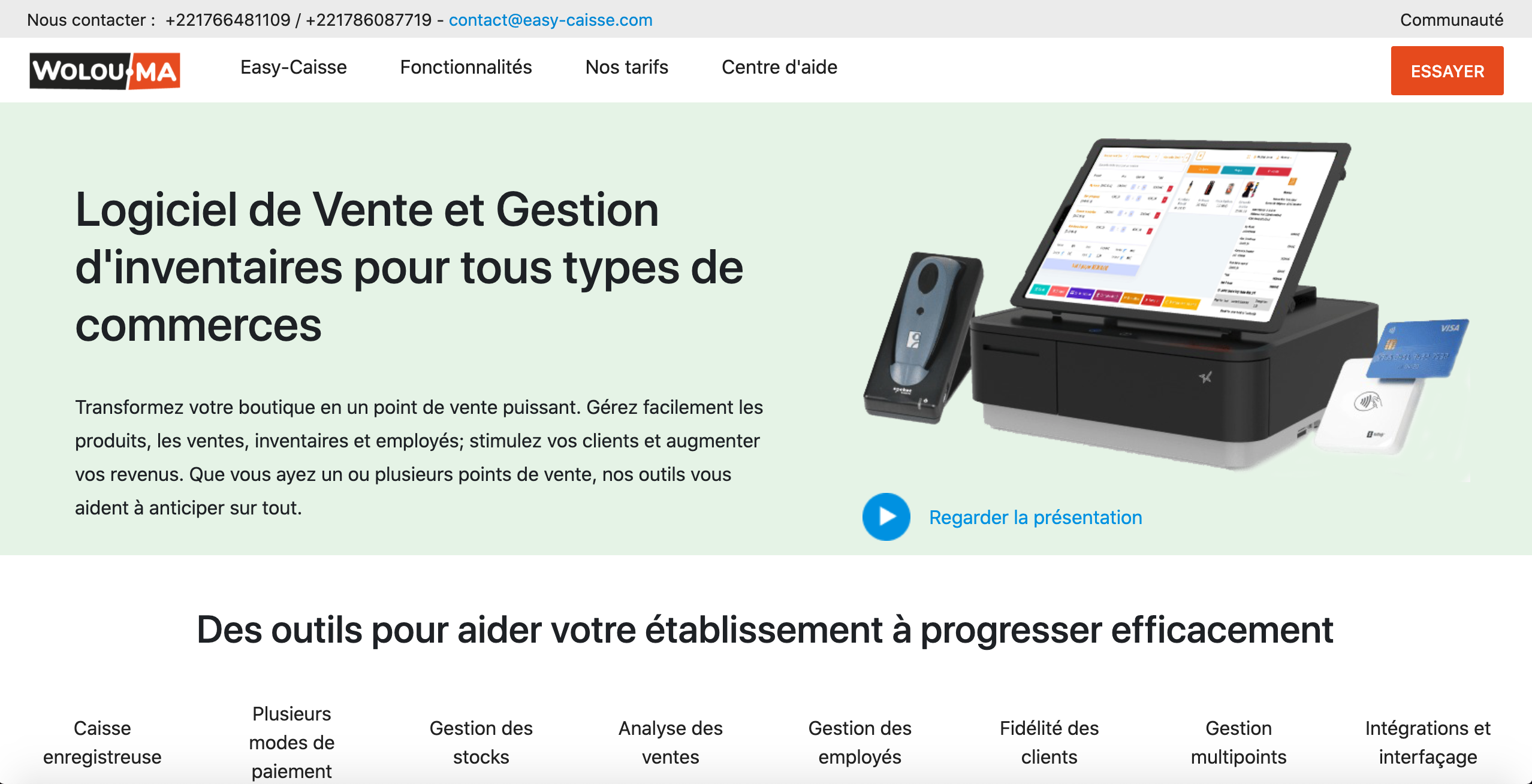 Easy Caisse : Vente et gestion d'inventaires